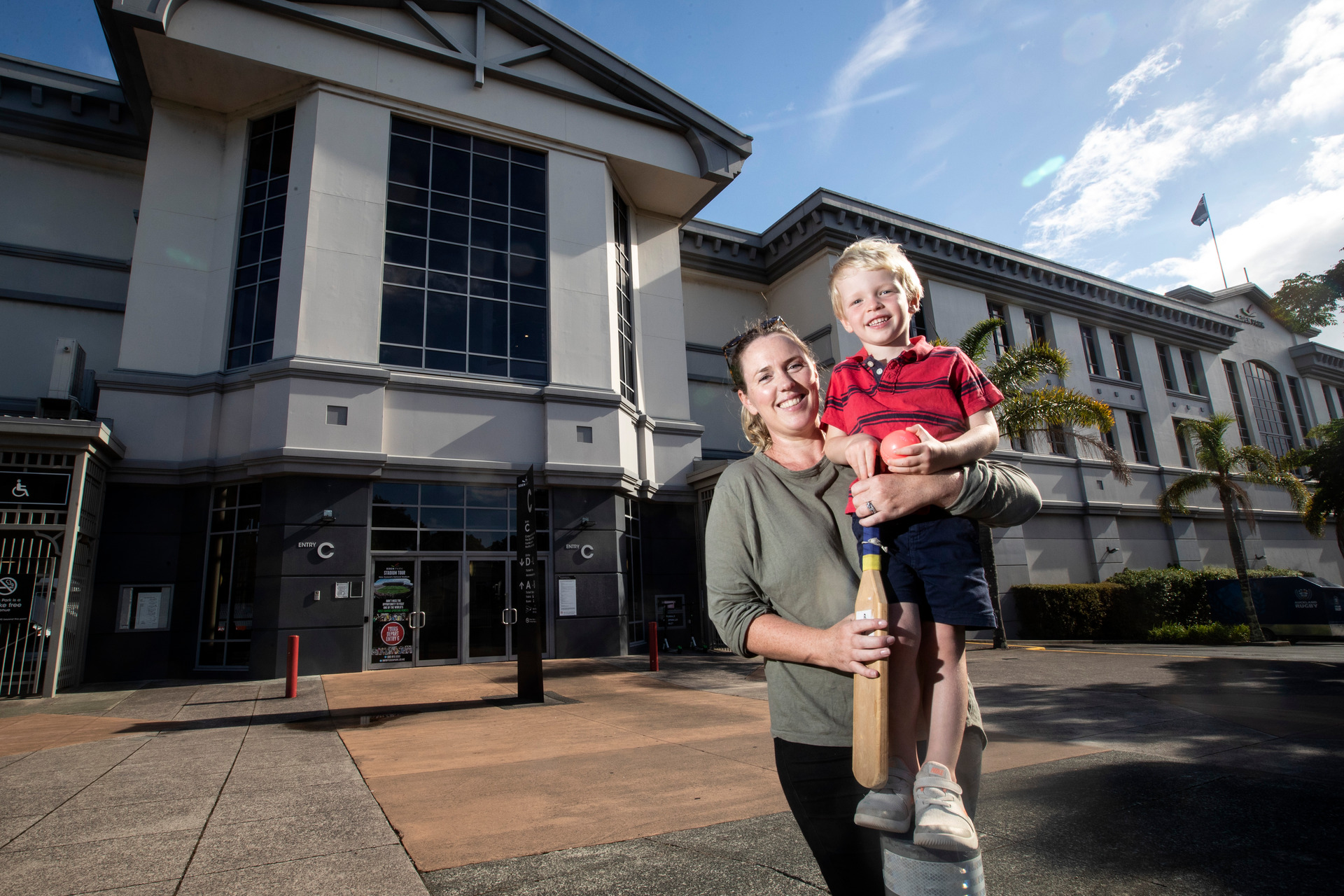 Genevieve O'Halloran and her son Fraser. Photo / Jason Oxenham