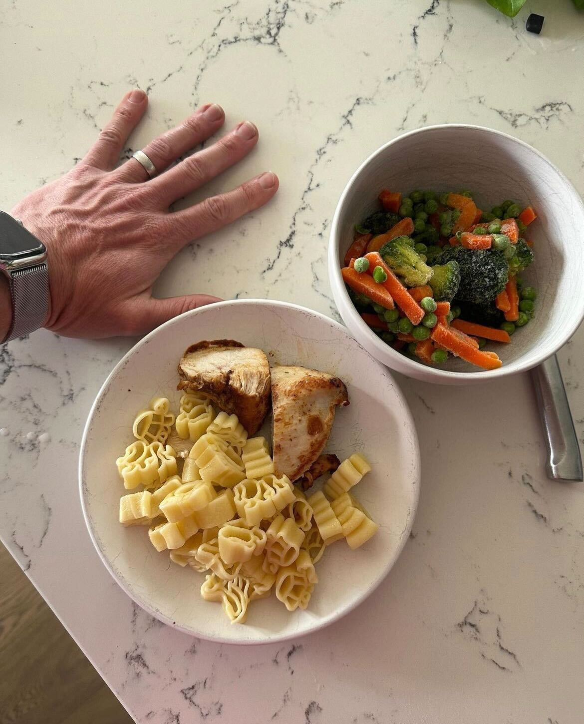 The Coast radio star now measures all of his food - especially carbs. Photo / Instagram