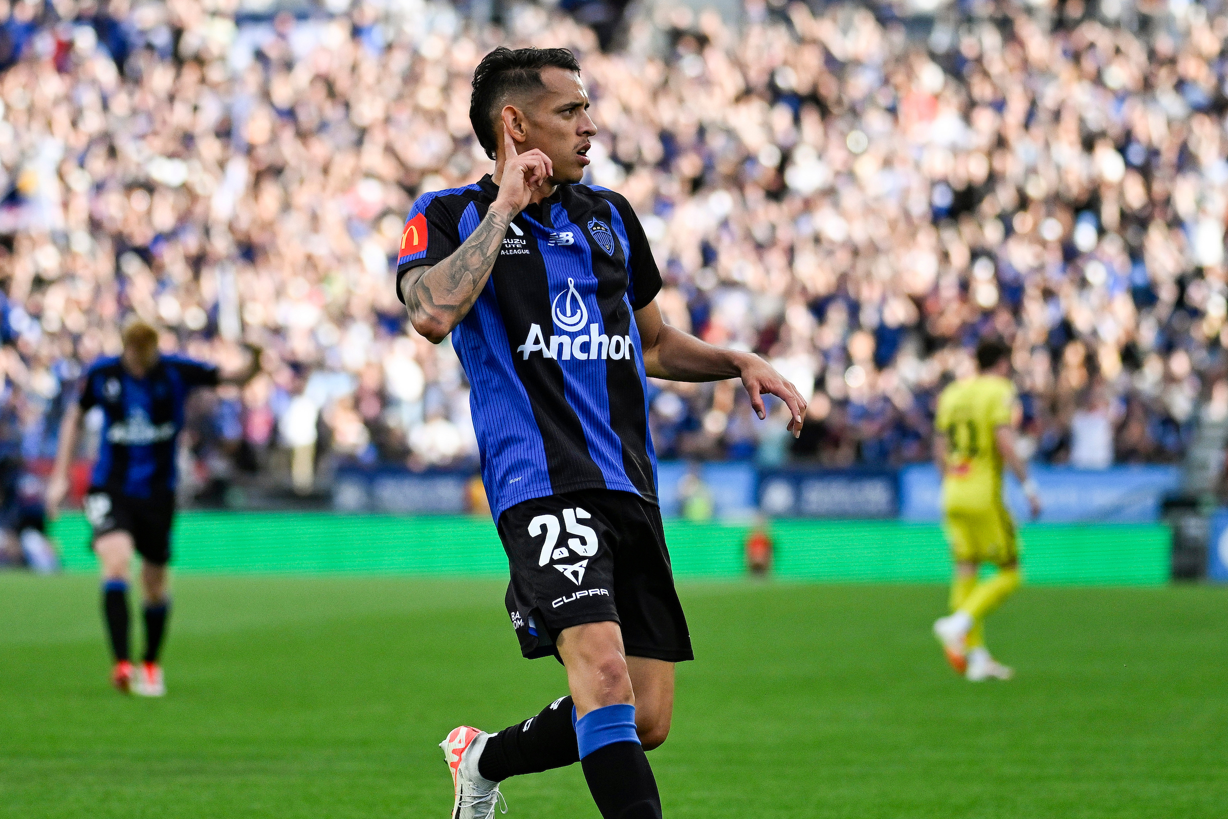 Neyder Moreno was one player that Victory were fearful of – but they only had to deal with him for 59 minutes across the two matches. Photo  / Photosport
