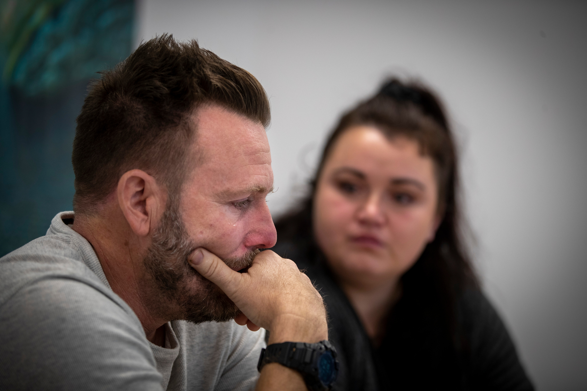 Going back to help Countdown LynnMall terror attack victims like Ezmeralda Johns, right, has left Mike Andrews with likely lifelong trauma, but he wouldn't change his decision. Photo / Michael Craig