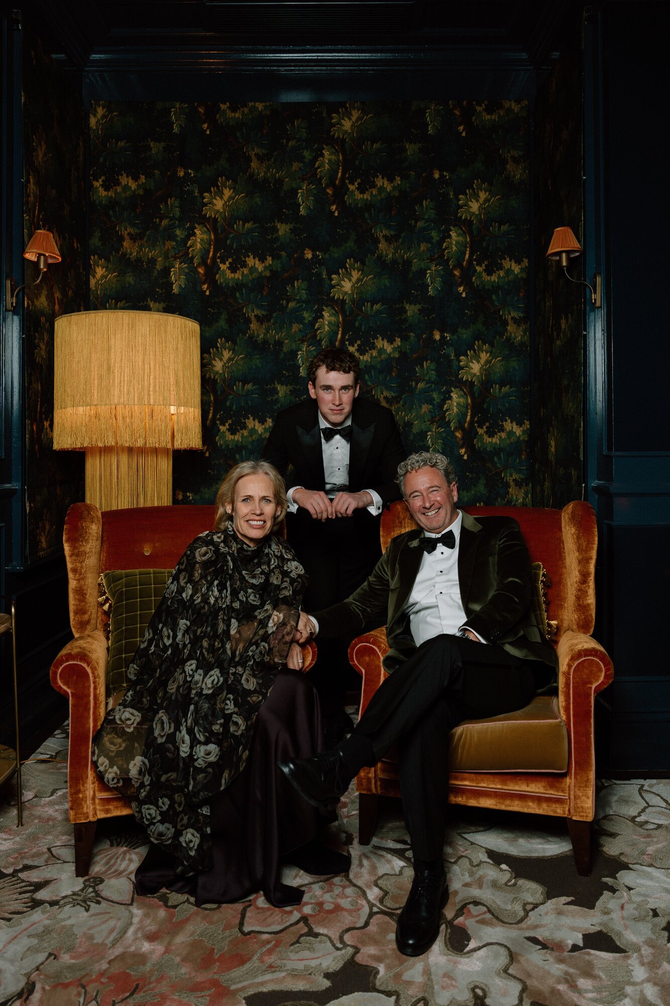 Michaela, Percy and Chris Meehan at The Gala at Ayrburn. Photo / Sadhbh Ní Chathasaigh