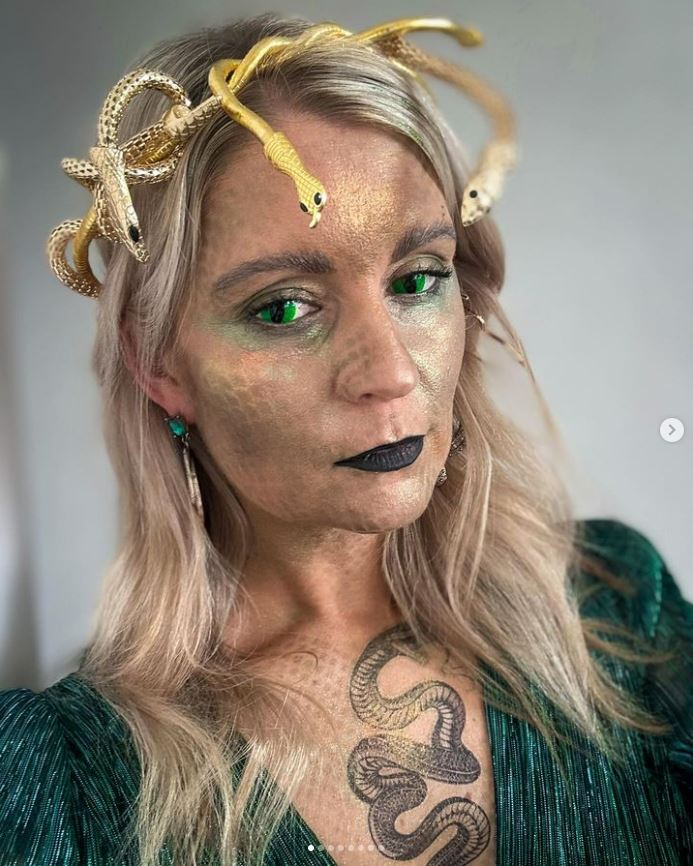 Daisy Dagg as Medusa.
