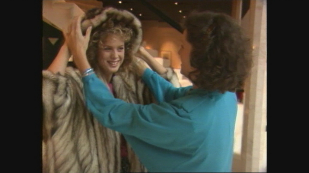 Rachel Hunter appears on a Top Half report. Photo / TVNZ