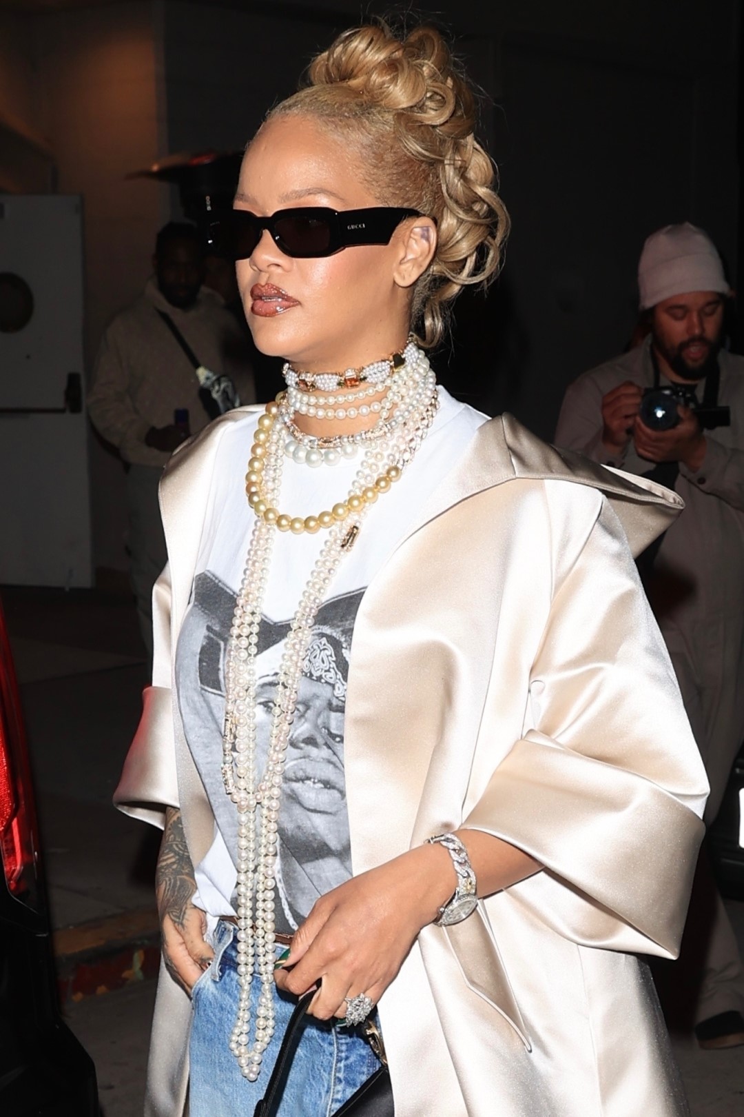 Rihanna visits Giorgio Baldi restaurant in Los Angeles. Photo / Getty Images