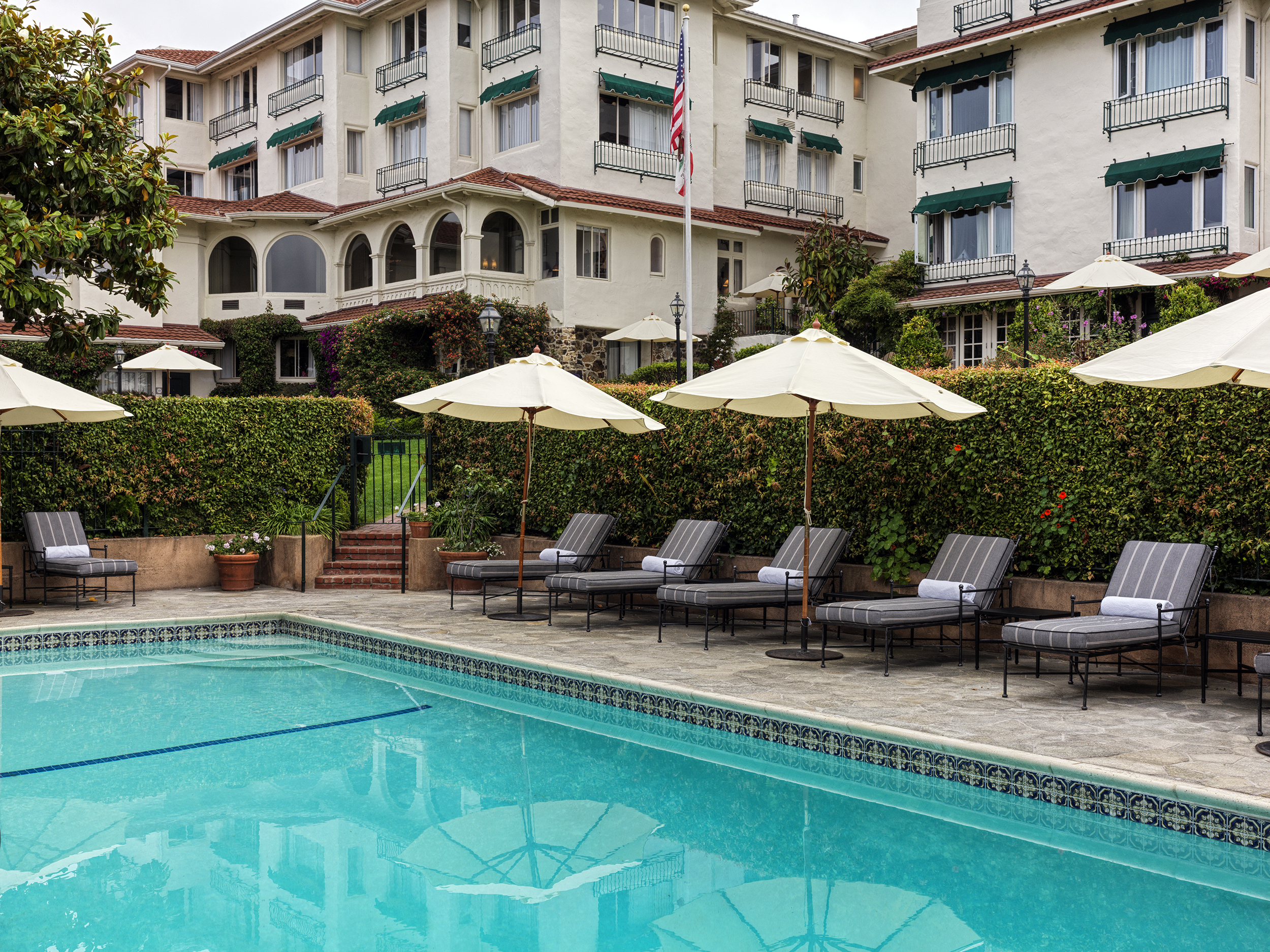 La Playa Carmel, a historic boutique hotel, exudes charm with its cosy rooms, period features, and breathtaking sea views, providing a luxurious stay in Carmel.
