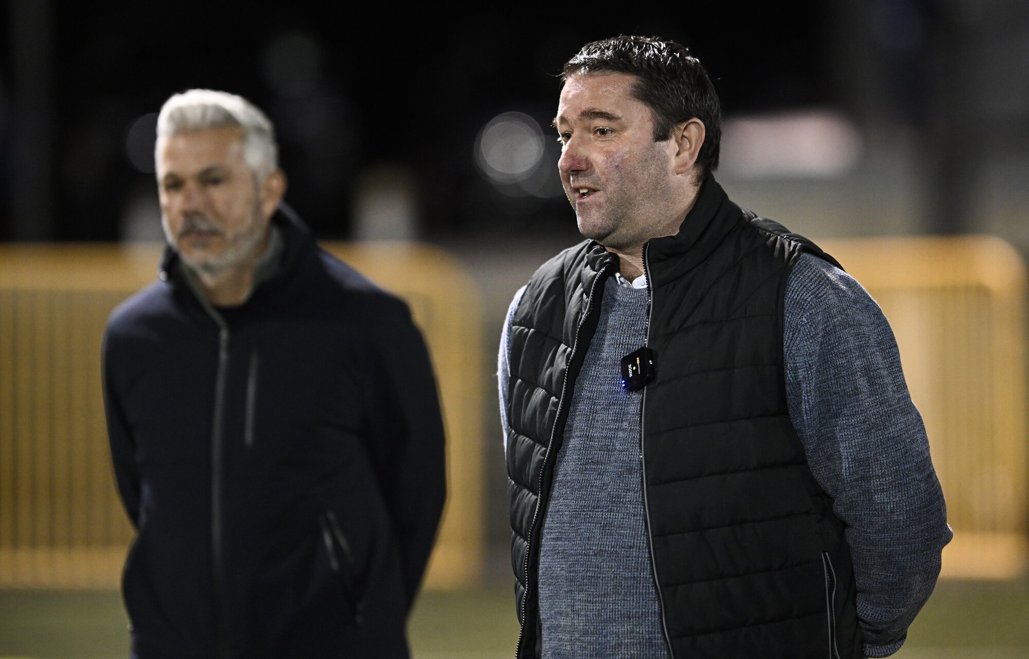 Director of football Terry McFlynn (right) proved to be an valuable recruit for Auckland FC, along with coach Steve Corica. Photo / Photosport