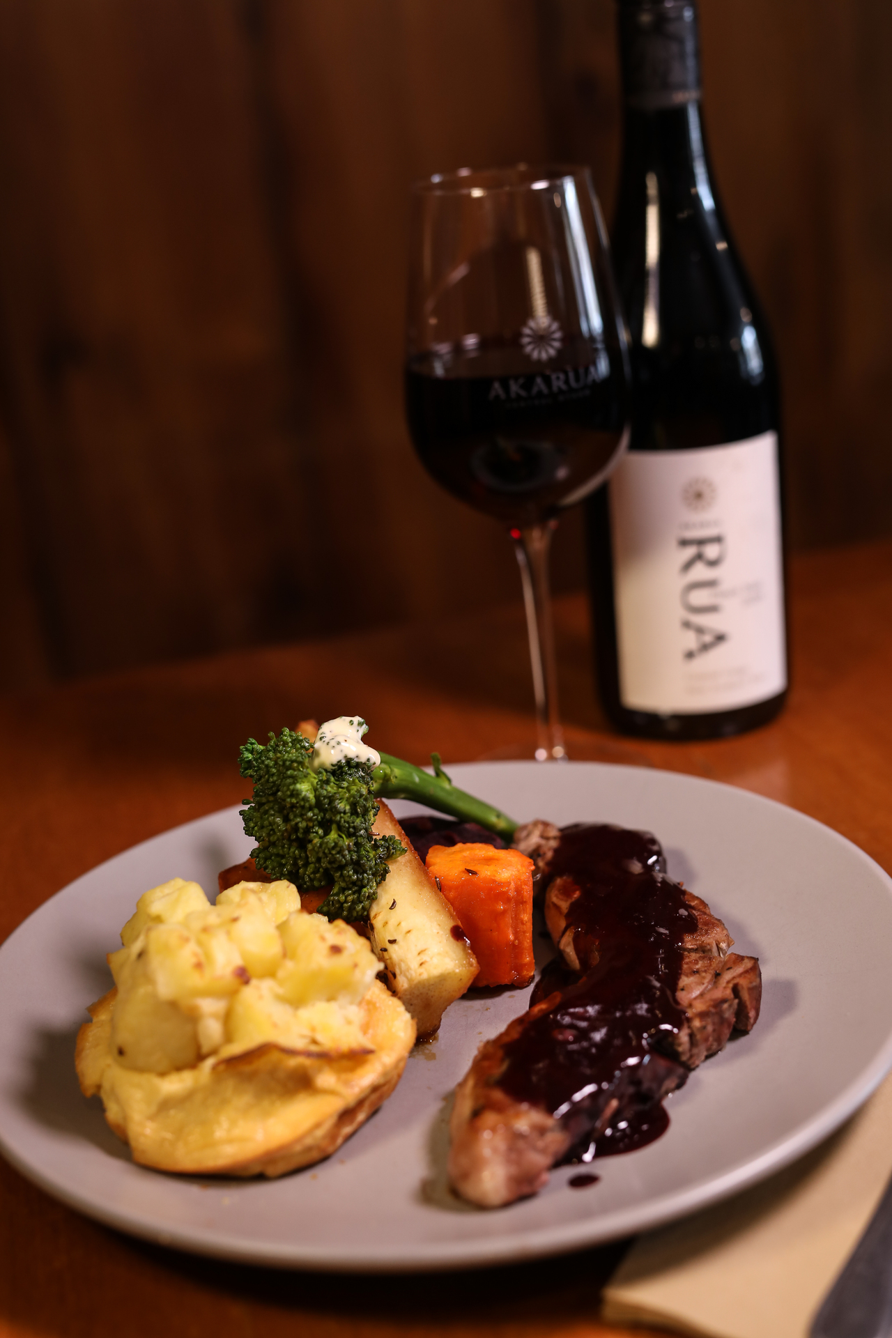 Hearty Otago fare at The Royal Hotel. Photo / Supplied Central Otago