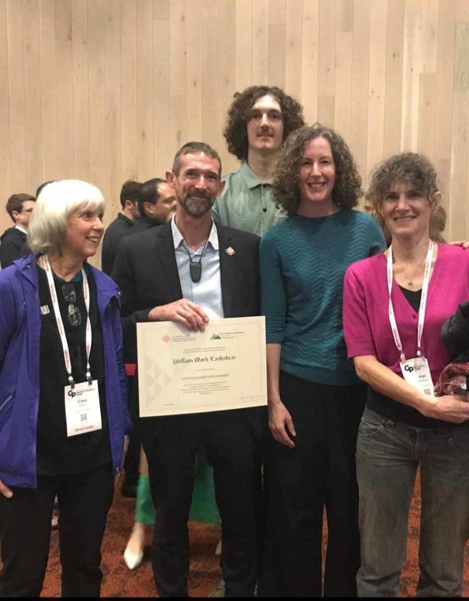 Hauora Hokianga specialist GP and rural hospital doctor Dr Mark Lankshear was accompanied by family and colleagues at the weekend when he was presented with the  Distinguished Fellowship of The Royal New Zealand College of General Practitioners - the college’s top honour