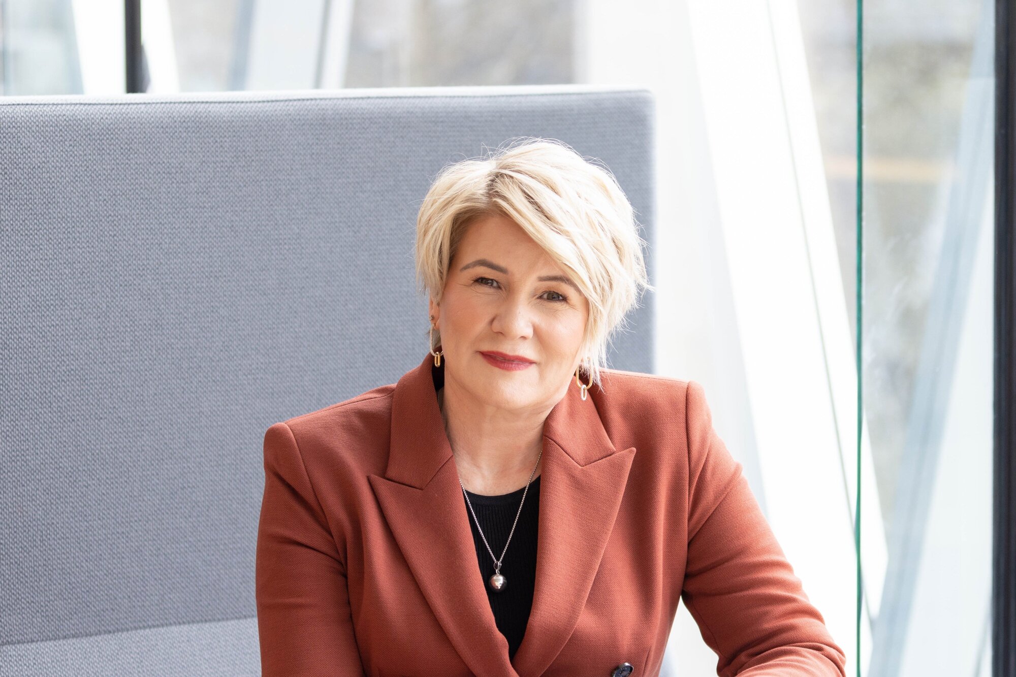 IAG New Zealand chief executive Amanda Whiting draws attention to the cyclic nature of commercial insurance. Photo / Supplied