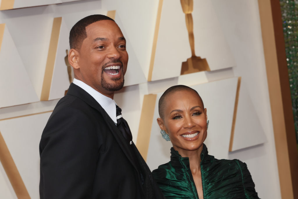 Smith on the red carpet with wife Jada Pinkett-Smith who revealed in 2018 she had been diagnosed with hair-loss condition alopecia. Photo / Getty Images