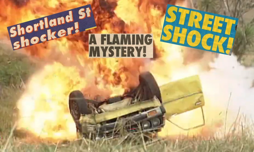 Local media were whipped up into a frenzy by rumours that Shortland Street was about to wave goodbye to two main characters. Photo / YouTube, Supplied
