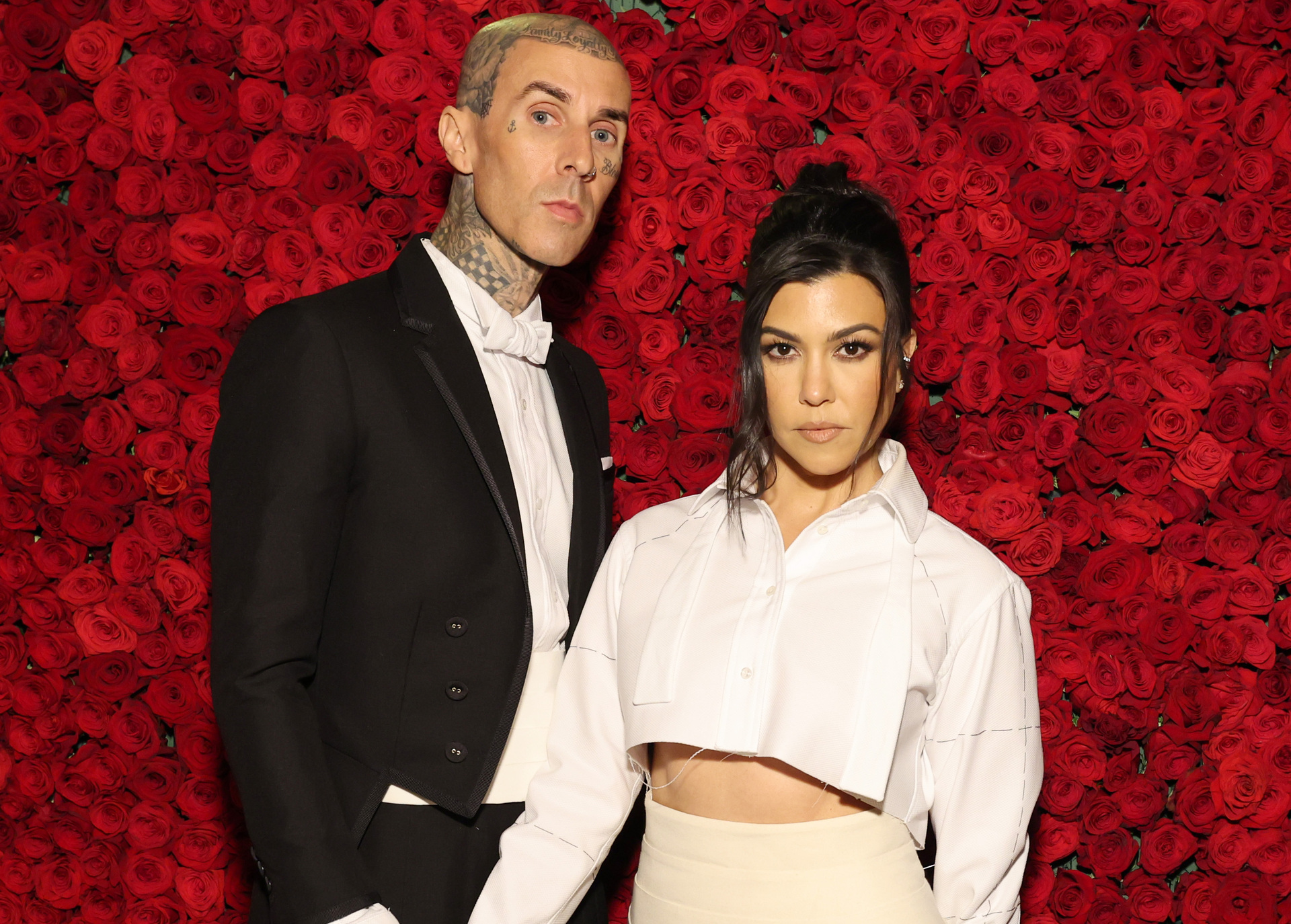 Kourtney Kardashian and Travis Barker will marry again in an Italian castle this weekend. Photo / Getty Images