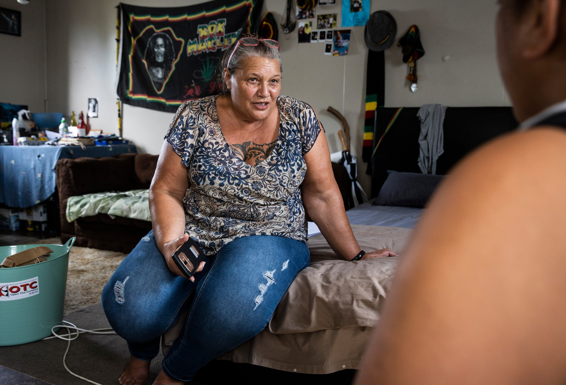 Open the Curtains community liaison officer Moana Erickson sees meth and poverty as interlinked. Photo / Mike Scott