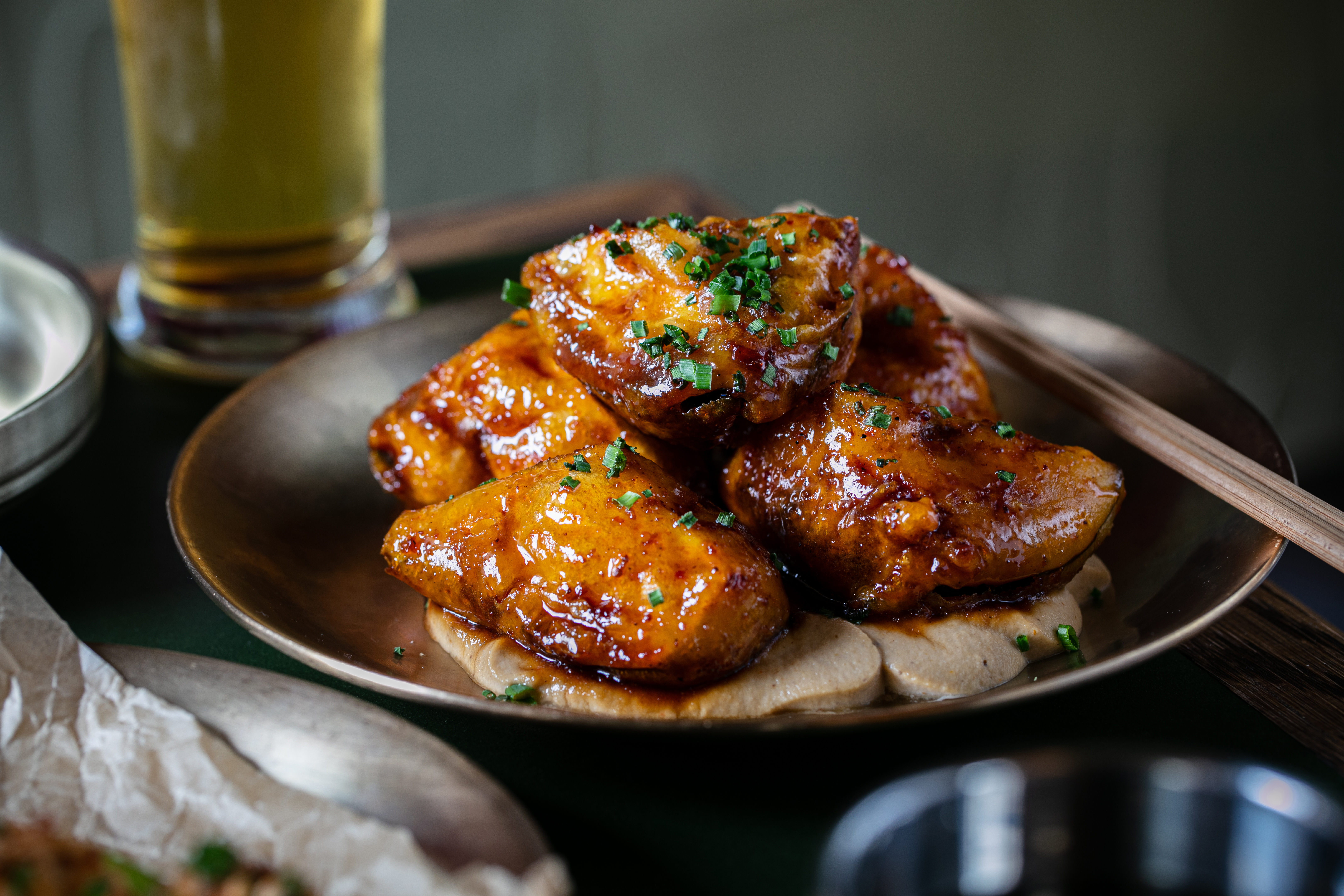 The crispy eggplant. Photo / Babiche Martens