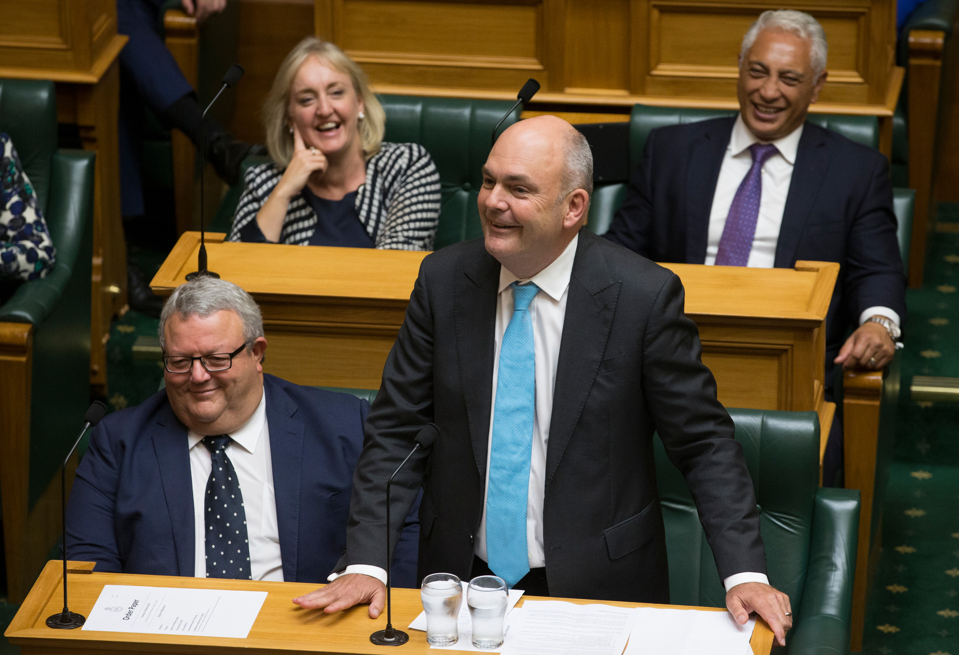 Former Finance Minister Steven Joyce alleged a fiscal hole in 2017. Photo / Mark Mitchell 

