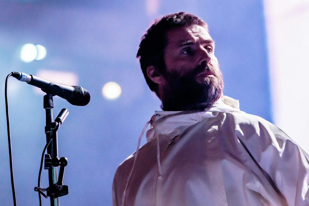 Liam Gallagher mocked his brother over the 'overdubbed' demo. Photo / Getty Images