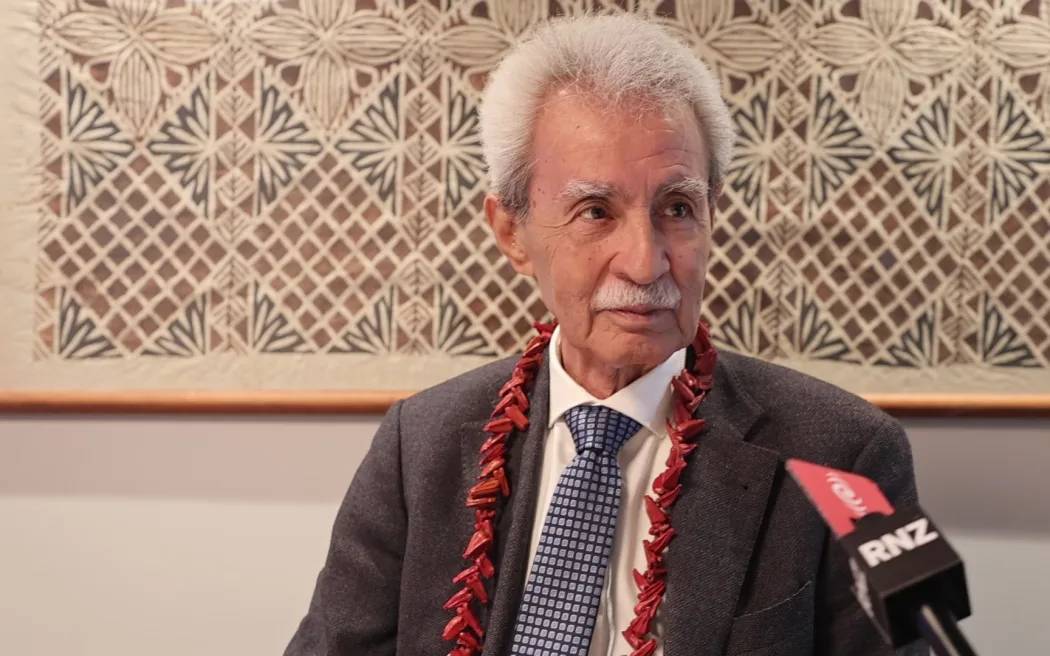 The High Commissioner of the Independent State of Samoa to New Zealand, Afamasaga Faamatalaupu Toleafoa. Photo / Coco Lance, RNZ Pacific
