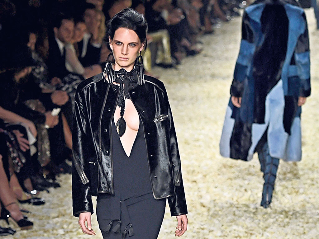 Ashleigh Good at the Tom Ford show. Picture / Supplied.