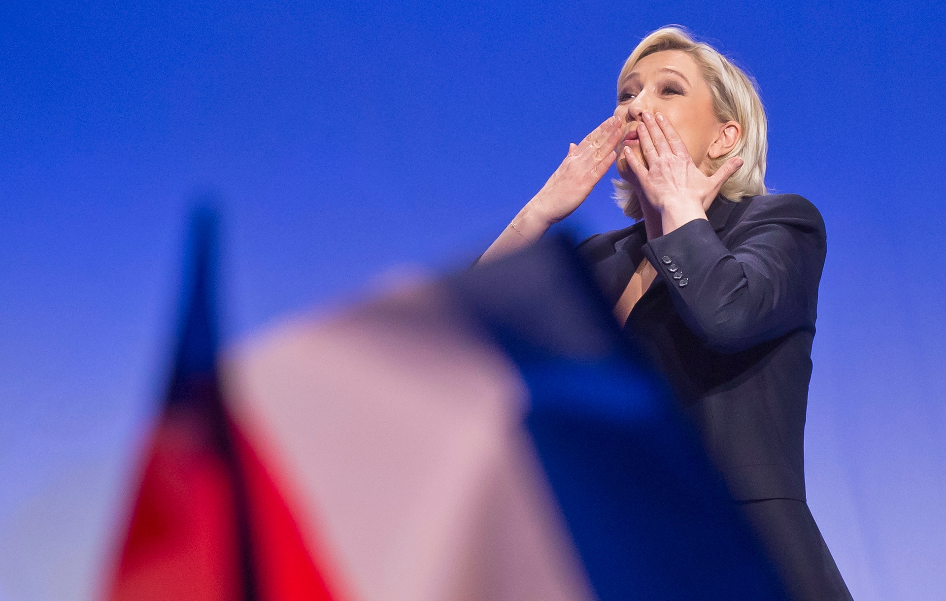 Marine Le Pen says France's youth are in despair