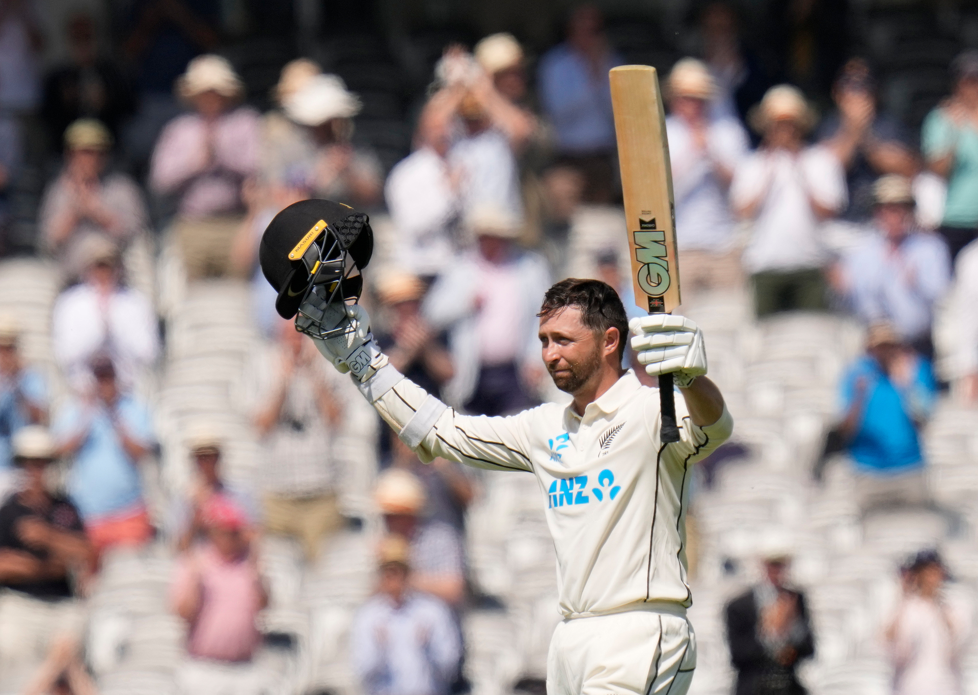 Black Caps debutant Devon Conway produced a stellar double century. Photo / AP