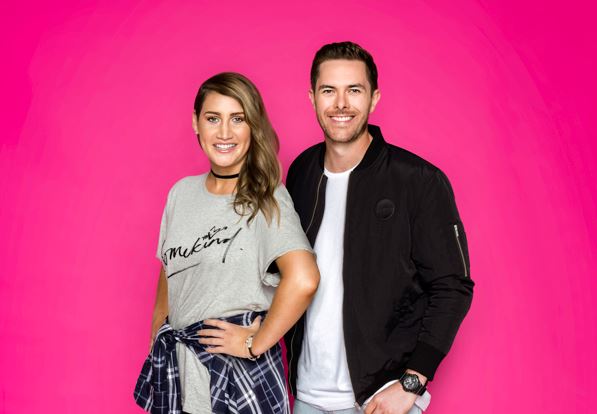 Bree Tomasel and ZM co-host Clint Roberts. 