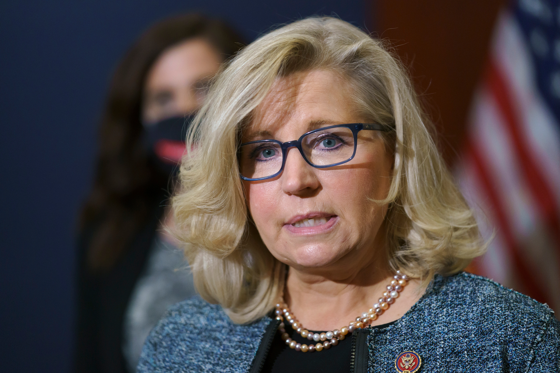 Liz Cheney has for weeks faced calls for her ouster after her repeated public rejection of Donald Trump’s false claim that he lost his reelection bid because of voter fraud.  Photo / AP