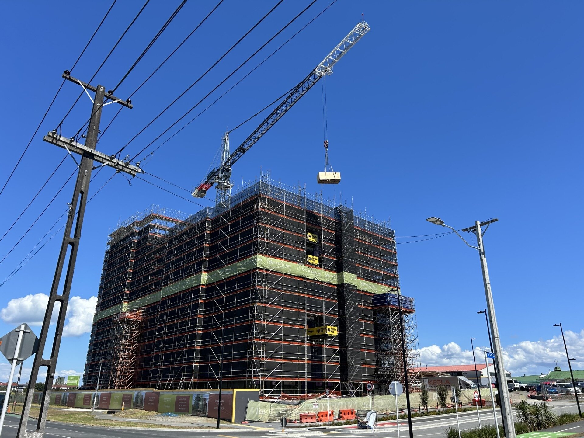 Toi, the new apartment building in Owairaka Mt Albert by Marutūāhu-Ockham, this year. Photo / Ockham Residential