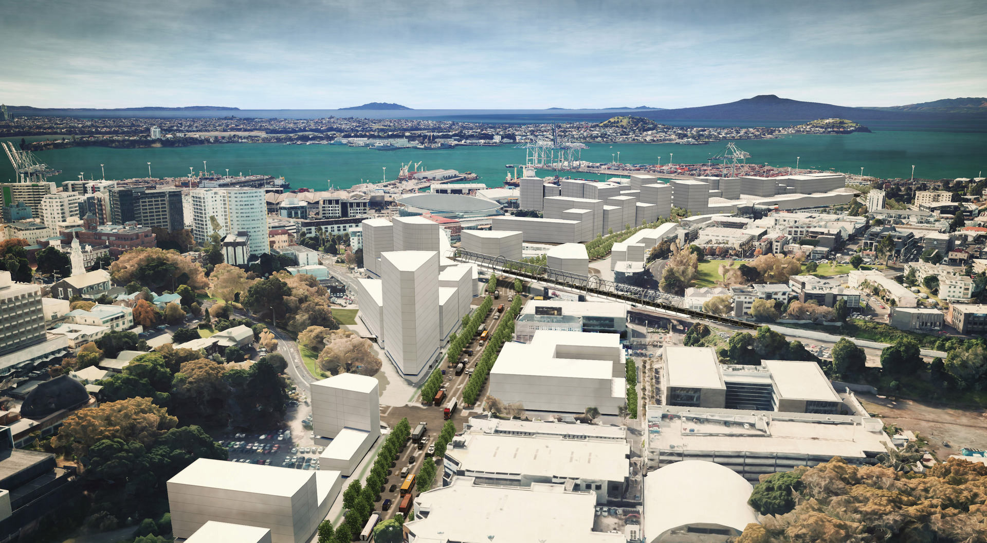 New development proposed for the bottom of Grafton Gully. Photo / Supplied
