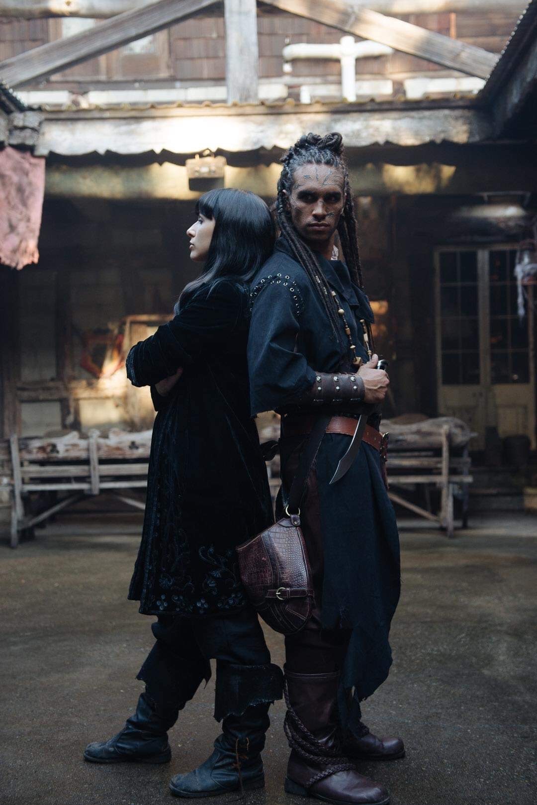 Webber playing an assassin in Australian series Nevernight. Photo / Supplied