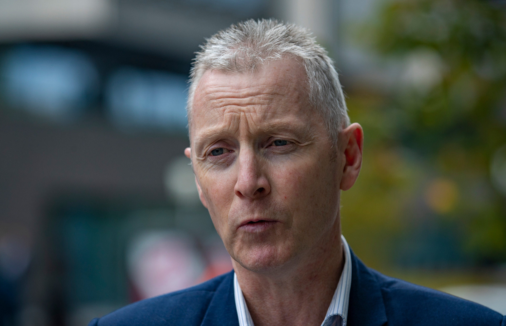 Police Association president Chris Cahill. Photo /  Mark Mitchell
