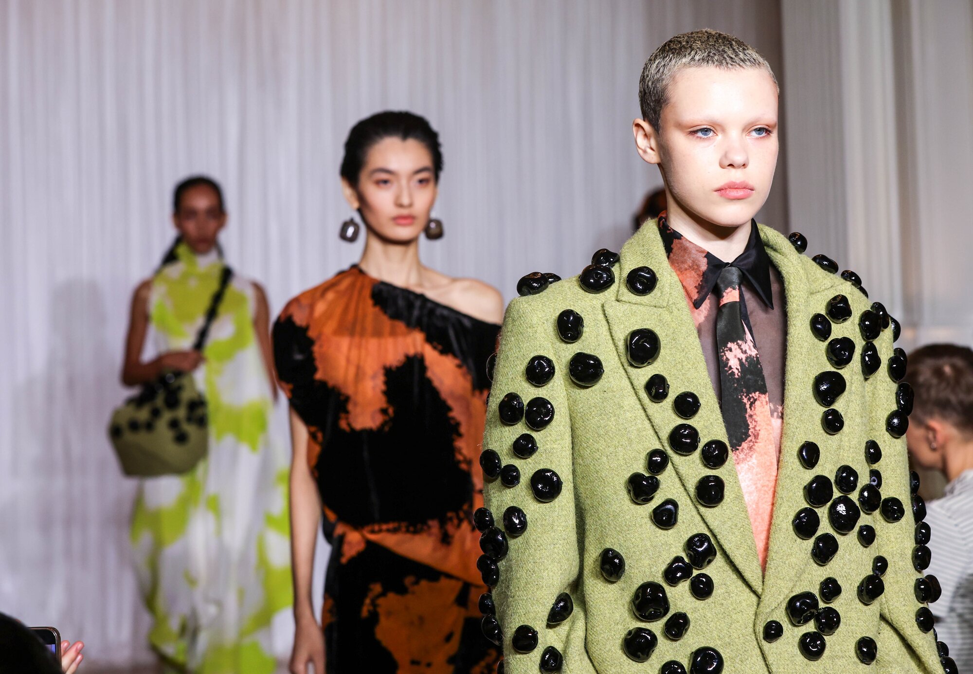 Looks from the runway at Rory William Docherty. Photo / Getty Images