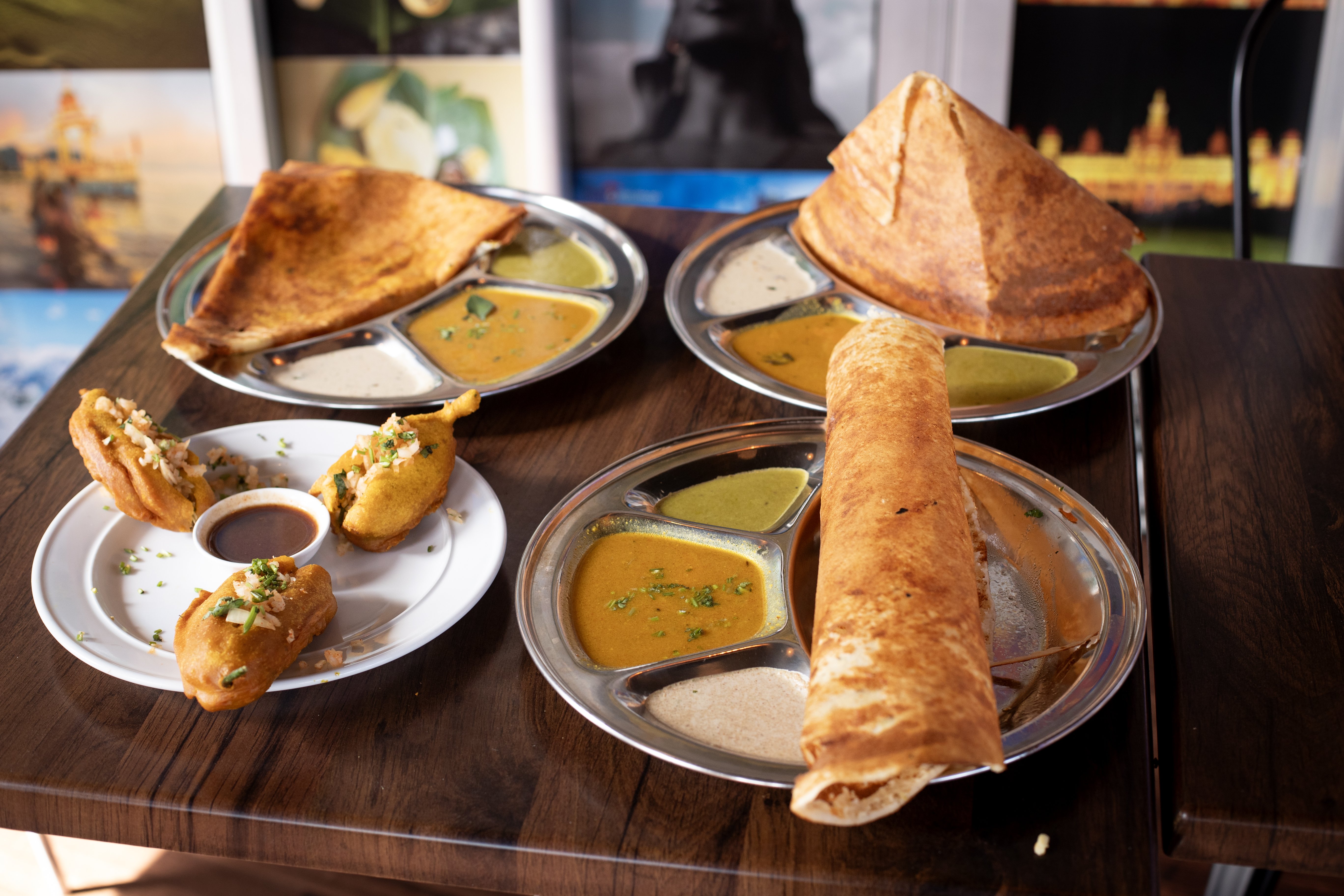 There will soon be up to 49 varieties of dosa on the menu at Idly Sambar restaurant in Kingsland. Photo / Dean Purcell