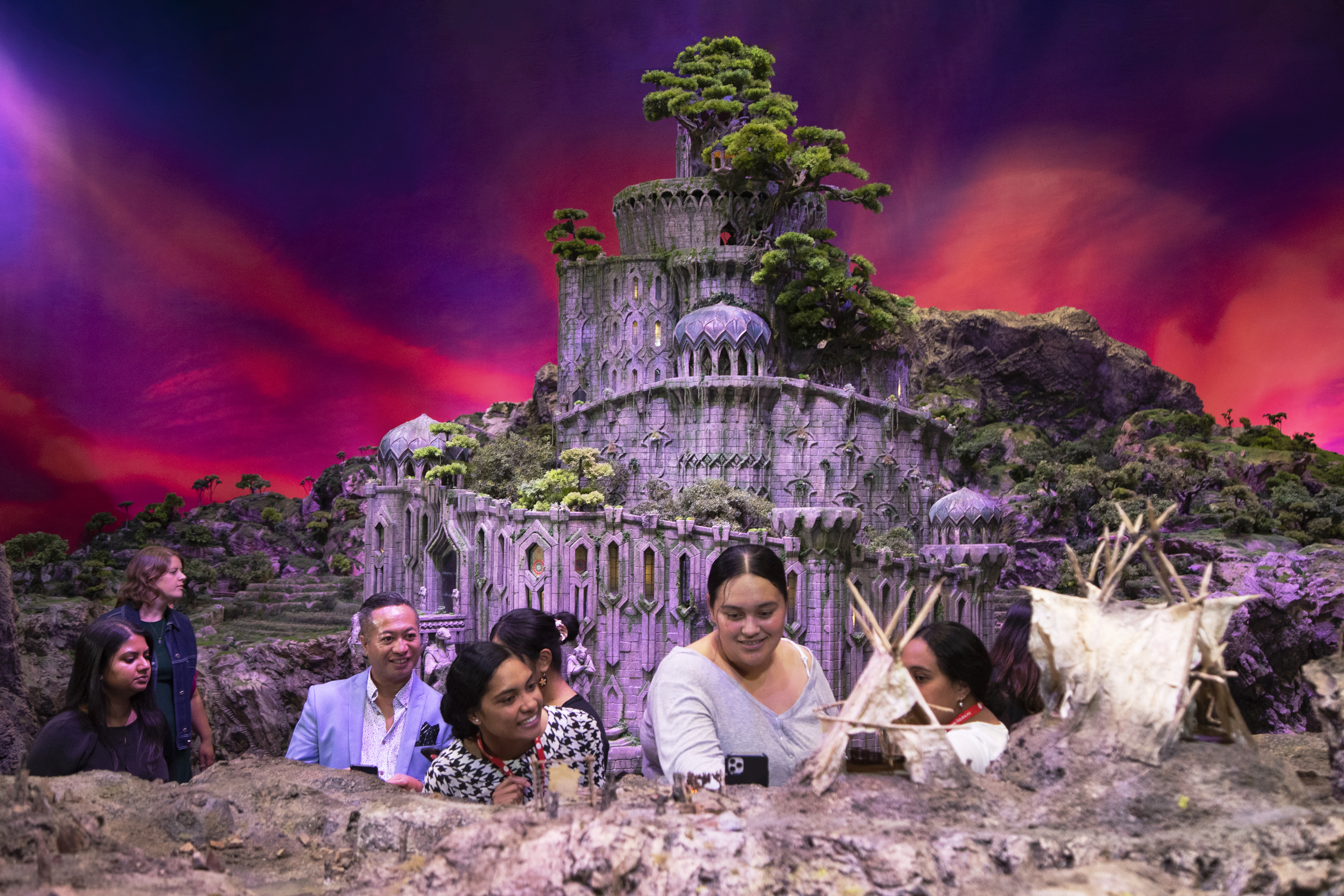 Step inside a Fantasy World landscape as part of a Wētā Workshop Unleashed experience.