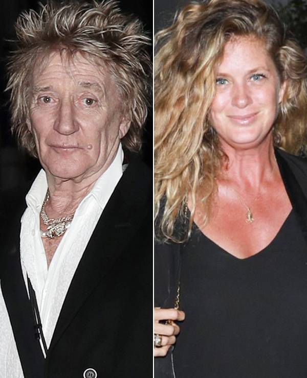 Sir Rod Stewart and Rachel Hunter have reunited for their son Liam's wedding. Photo / Getty Images