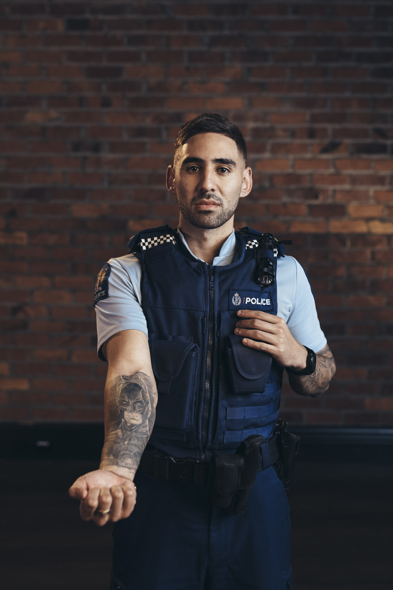 NZ inked: 95 per cent of new cops tattooed, new campaign highlights  frontline body art - NZ Herald
