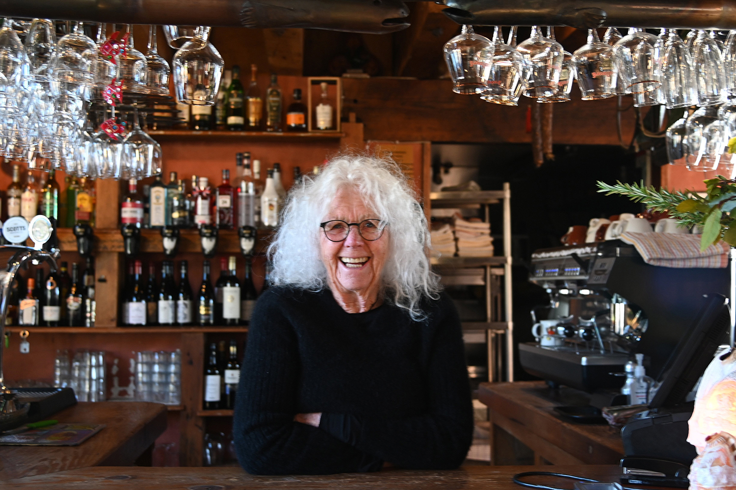 Fleur Sullivan, owner of iconic  Moeraki eatery Fleur’s Place. Photo / Craig Baxter