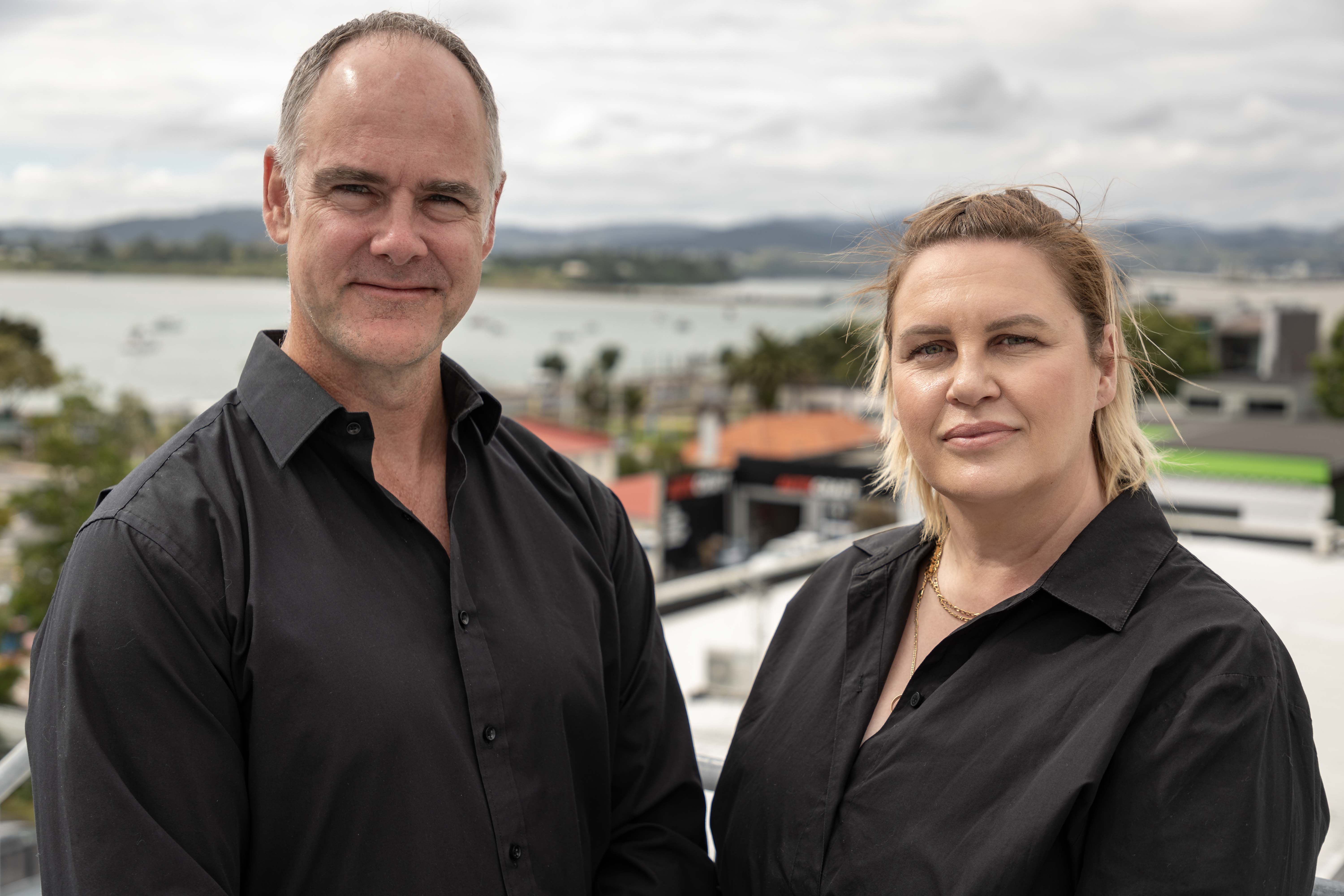 Rapson Loans and Finance co-owners Tristan Hewett and Brooke Reynolds. Photo / Alex Cairns