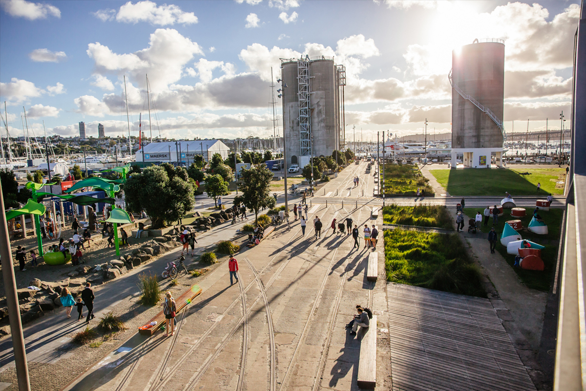 Auckland's Wynyard Quarter.