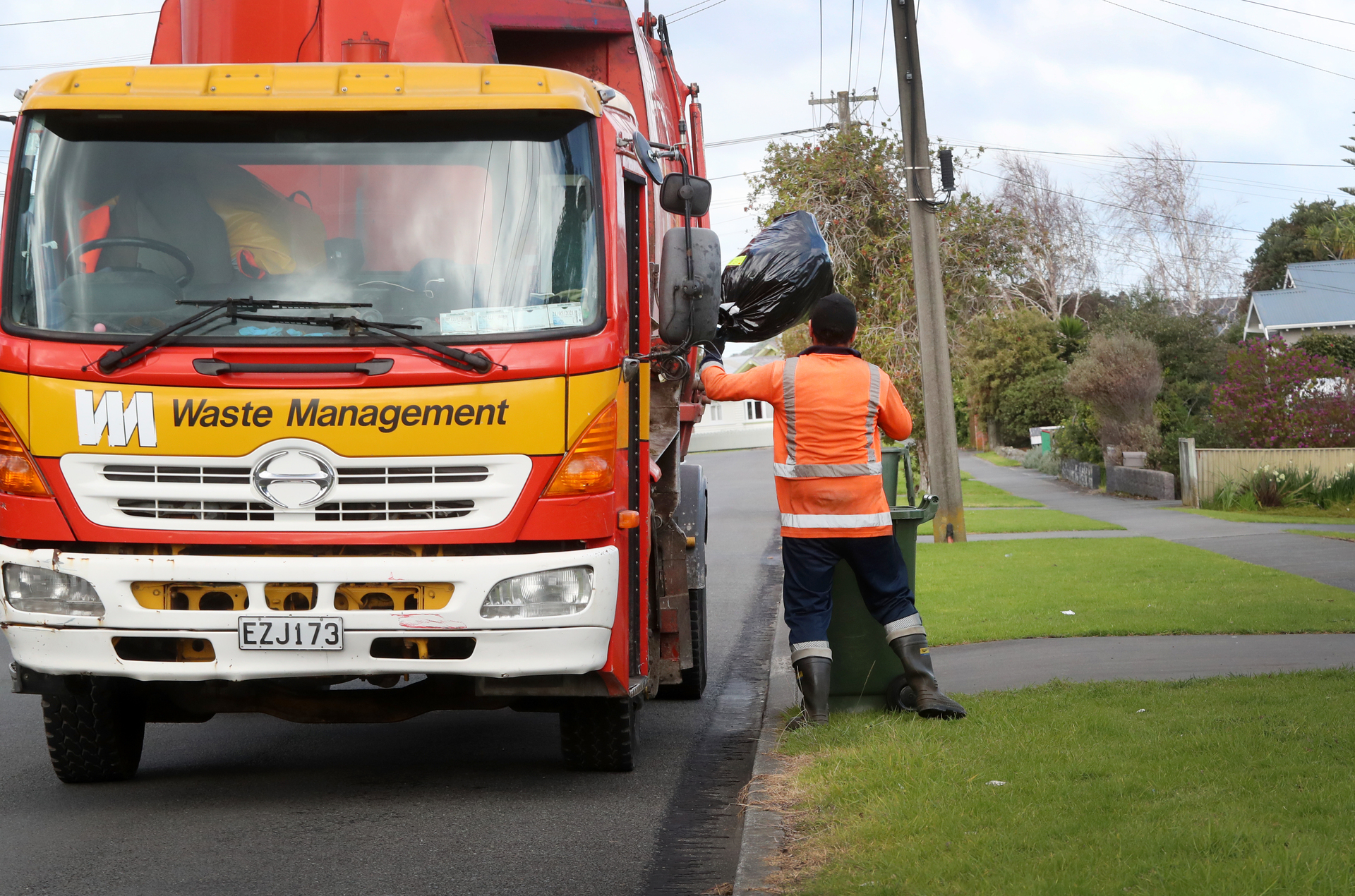 The council could get waste data from private companies such as Waste Management if a new bylaw goes through. Photo / Bevan Conley