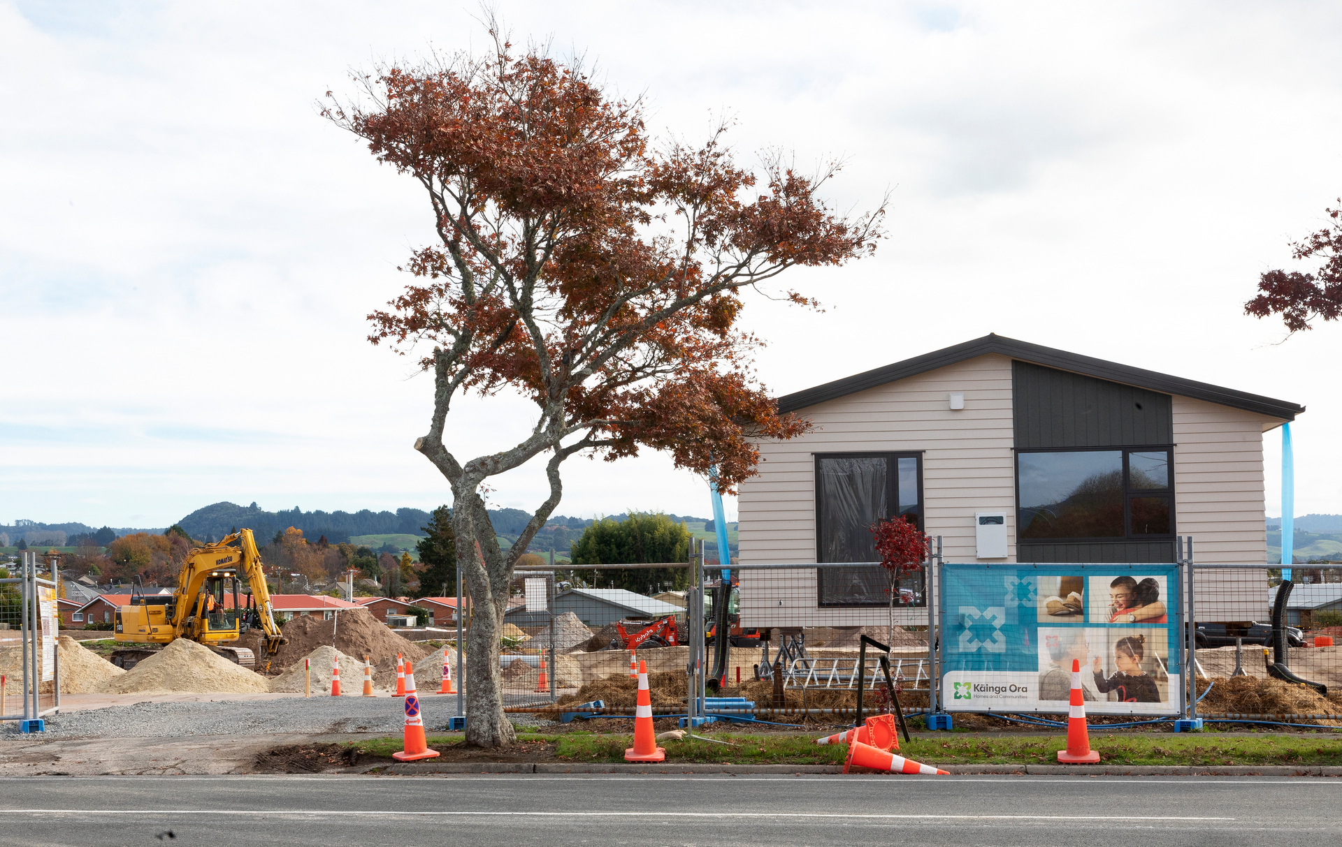 Part of a Kāinga Ora housing development on the corner of Ranolf St and Malfroy Rd, pictured in May 2022. Photo / Andrew Warner.