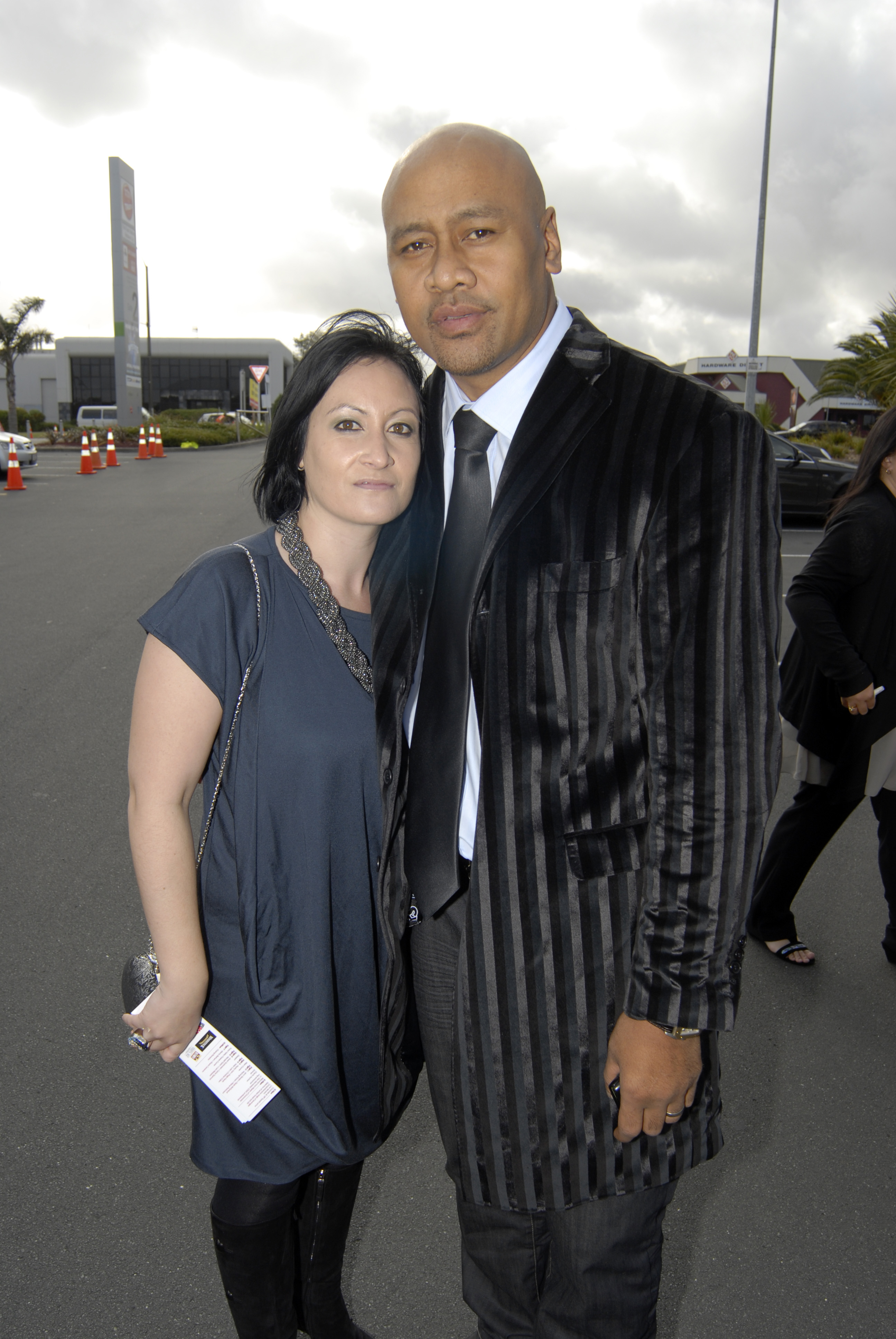 Nadene and Jonah Lomu.