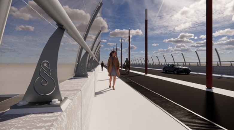 The Barrowcliffe Bridge. Photo / Supplied