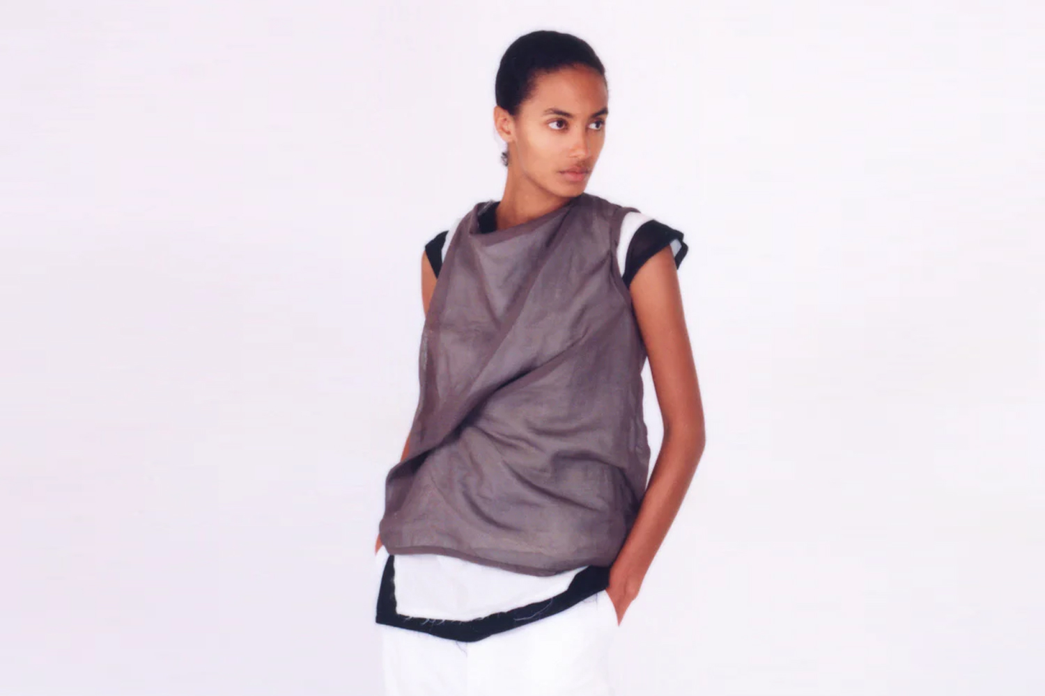 Look six from The Row's summer 2025 collection. The range was presented at Paris Fashion Week, but imagery wasn't released until after the show. Photo / The Row