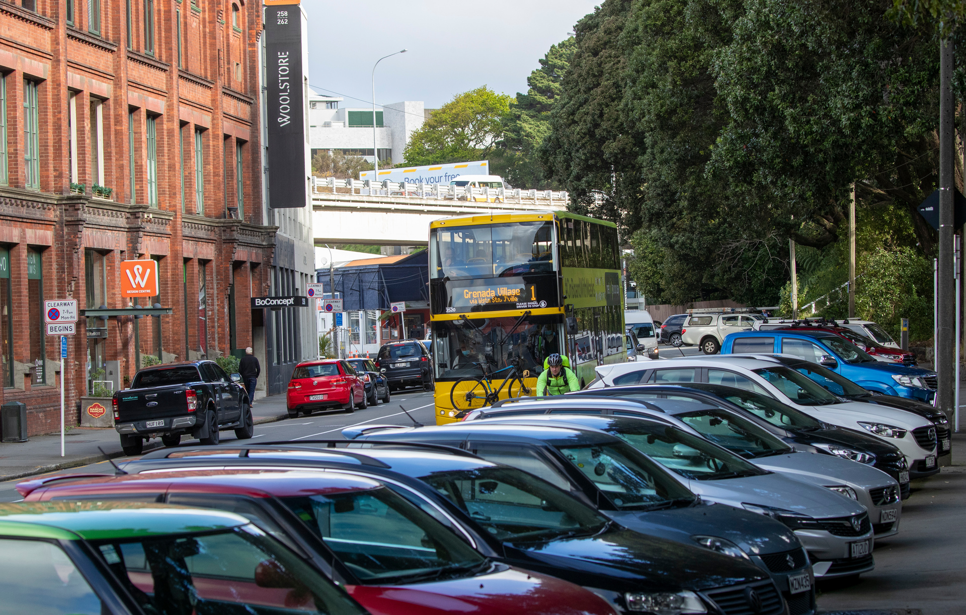 Thorndon Quay in Wellington. Photo / Mark Mitchell