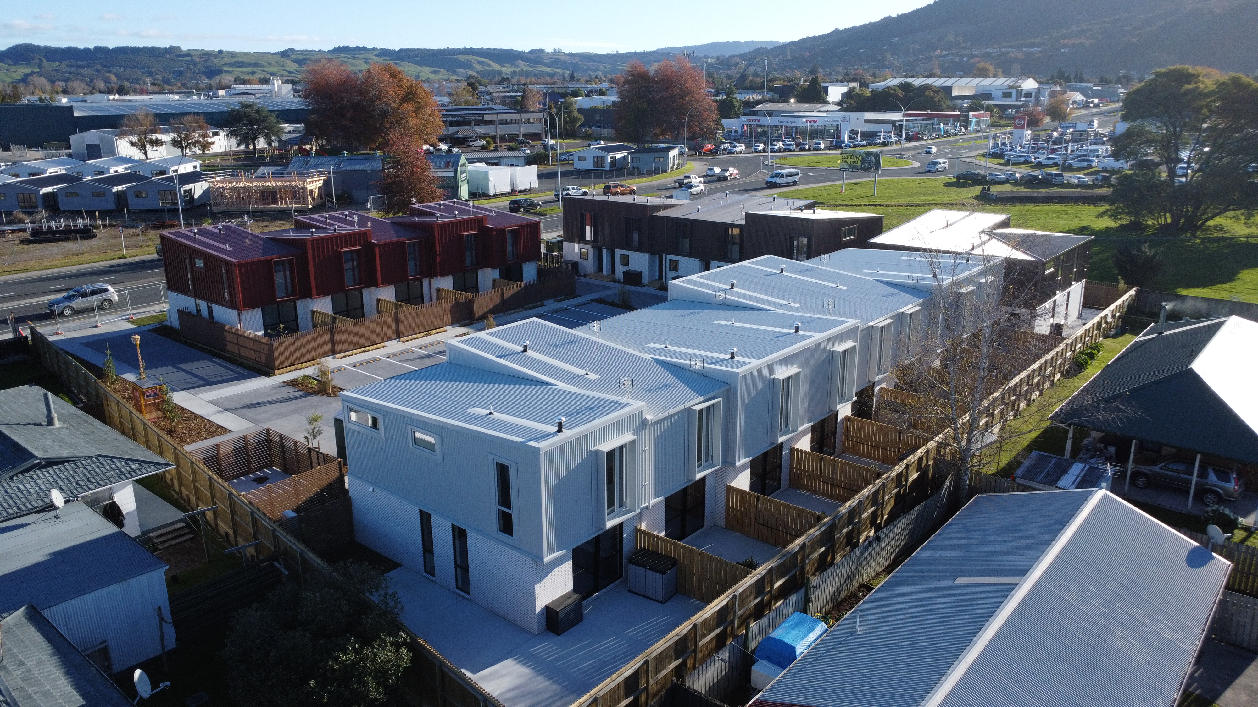 New Kainga Ora apartments on Lake Rd built by TBP Properties. Photo / Supplied