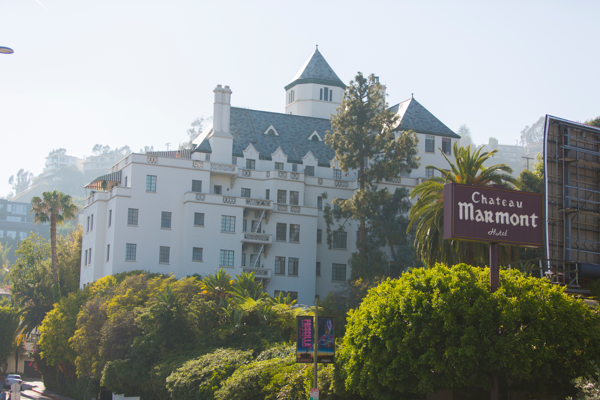 The landmark Hollywood hotel, the Chateau Marmont, has been attracting celebrities since the 1930s. Photo / Getty Images