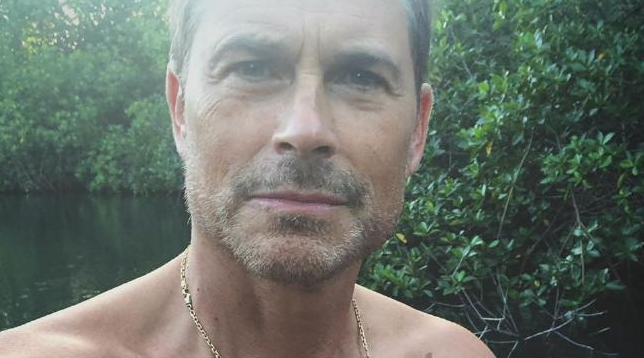 Rob Lowe Looks Ageless in New Selfie Posted Next to Throwback Photo