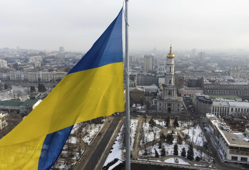 The centre of Kharkiv, Ukraine's second-largest city. Photo / AP