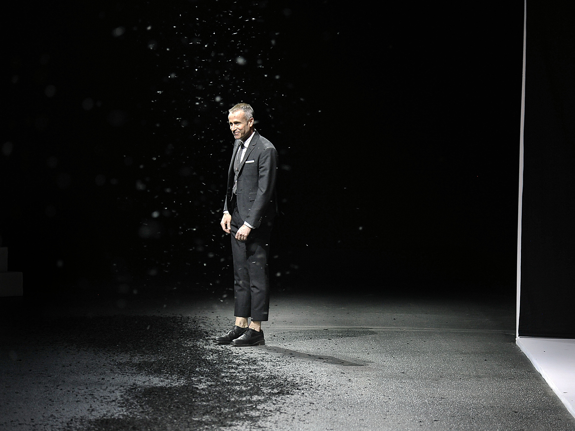 Designer Thom Browne after his show at Paris Fashion Week. Picture / Getty Images