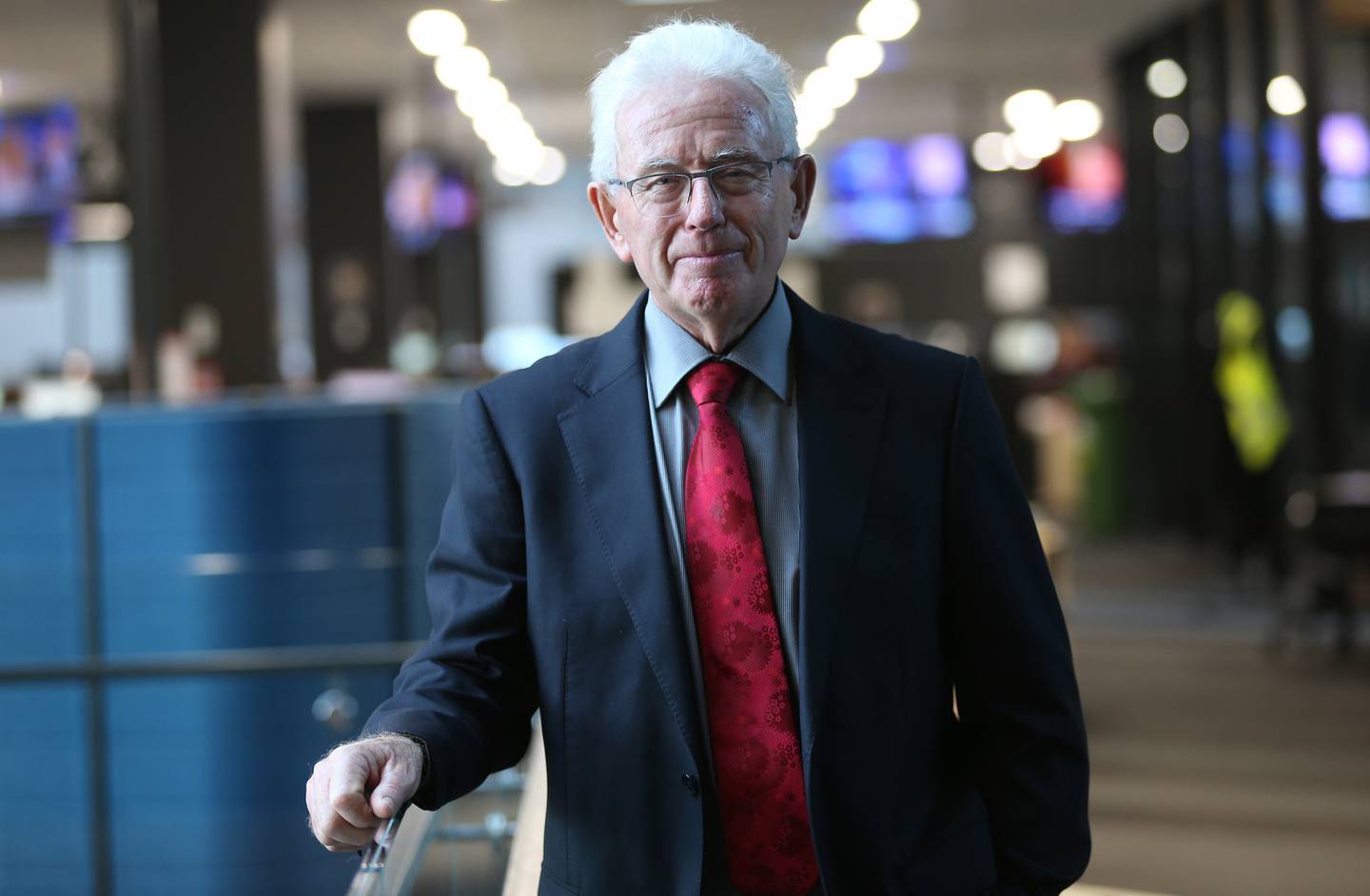 Sir Michael Cullen at the Herald offices in Auckland. Photo / Doug Sherring